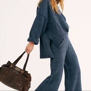 Free People Hailee Sweater Set (Navy)